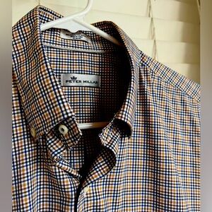 Peter Millar Long Sleeve Button Down Medium